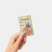 Badge d'invitation d'agent secret de Spy Party (Manuel / portable)