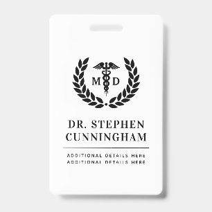 Badge Diplômé de l'école de médecine moderne MD Doctorat