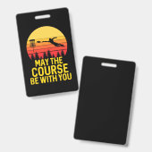 Badge Disc Golf Avec Toi (Avant & arrière)