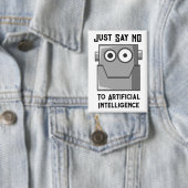 Badge Disons Non à l'Intelligence Artificielle (Insitu)