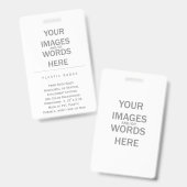 Badge do-it-yourself - (Front & Back)