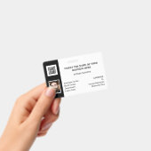 Badge do-it-yourself carte d'identité classique simple l (Handheld)