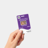 Badge DO-IT-YOURSELF carte d'identité de l'employé vague (Manuel / portable)