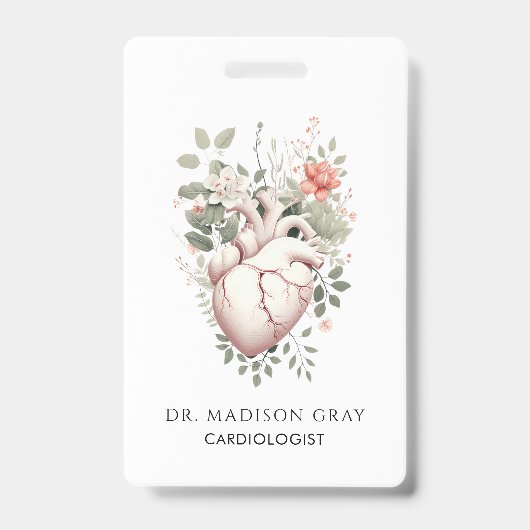 Badge Docteur en cardiologie (Avant)