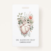Badge Docteur en cardiologie (Devant)