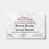 Badge Domenic Brazeau (Avant)