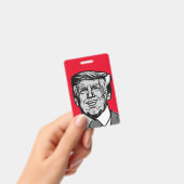 BADGE DONALD TRUMP (Manuel / portable)