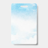 Badge Double face rouge gris clair photo et QR Code Appu (Arrière)