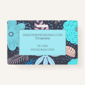 Badge Doula Florale Whimsical Ou Mini-Femme (Dos)