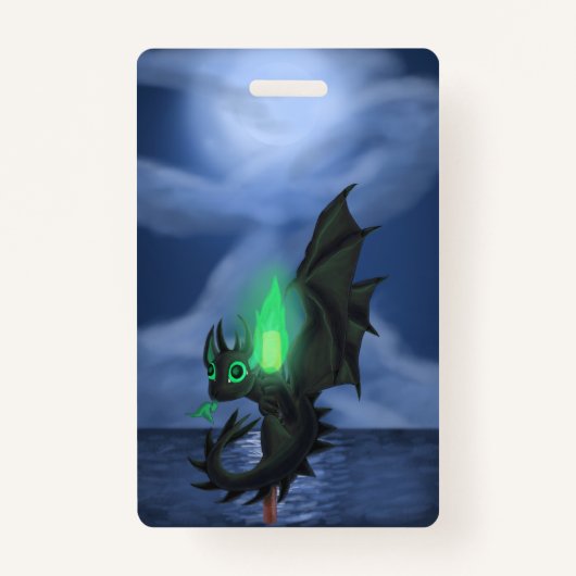 Badge Dragon de nuit (Devant)