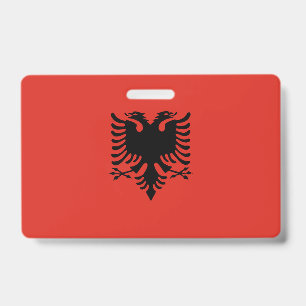 Badge Drapeau albanais