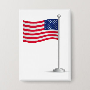 Badge drapeau américain