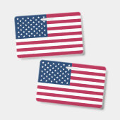 Badge Drapeau américain (Front & Back)