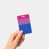 Badge Drapeau Bisexuel (Manuel / portable)