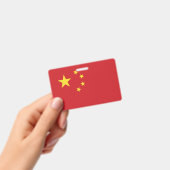 Badge Drapeau chinois (Manuel / portable)