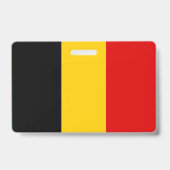 Badge Drapeau de Belgique (Dos)