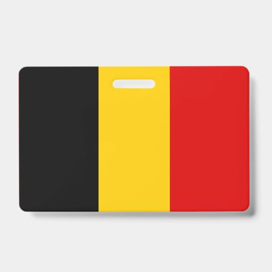 Badge Drapeau de Belgique (Face)