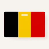 Badge Drapeau de Belgique (Dos)