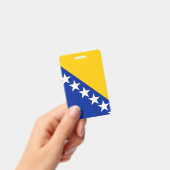Badge Drapeau de Bosnie-Herzégovine (Manuel / portable)