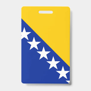 Badge Drapeau de Bosnie-Herzégovine