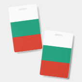 Badge Drapeau de Bulgarie (Avant & arrière)