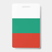 Badge Drapeau de Bulgarie (Arrière)