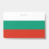 Badge Drapeau de Bulgarie (Arrière)