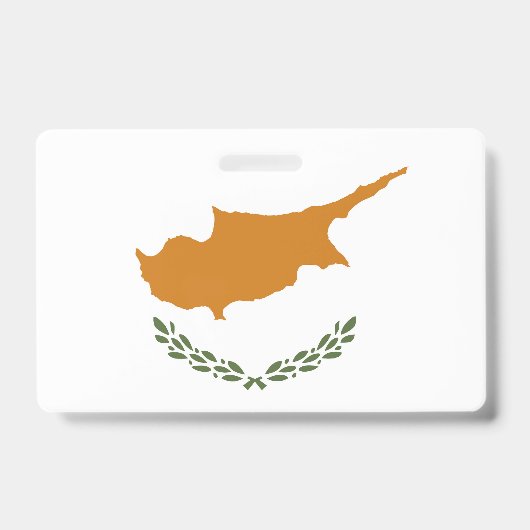 Badge Drapeau de Chypre (Face)