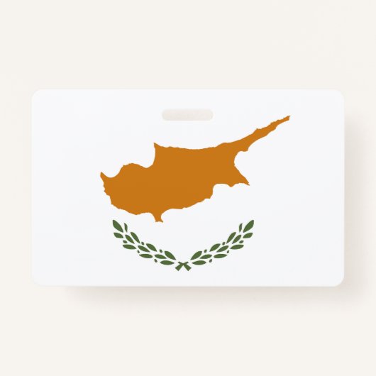 Badge Drapeau de Chypre (Devant)