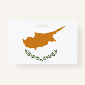 Badge Drapeau de Chypre (Dos)