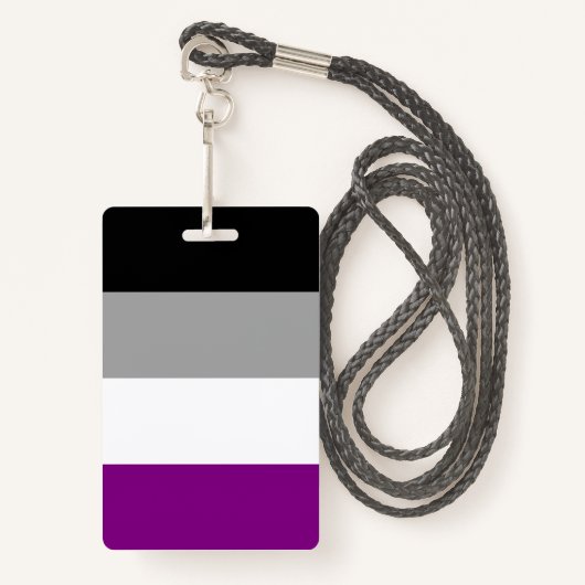 Badge Drapeau de fierté sexuelle LGBTQ (Devant avec lanière)