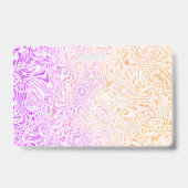 Badge Drapeau de fierté Trixic Abstrait Bohème Squiggly (Arrière)