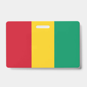 Badge Drapeau de Guinée