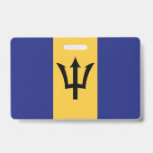 Badge Drapeau de la Barbade (Arrière)