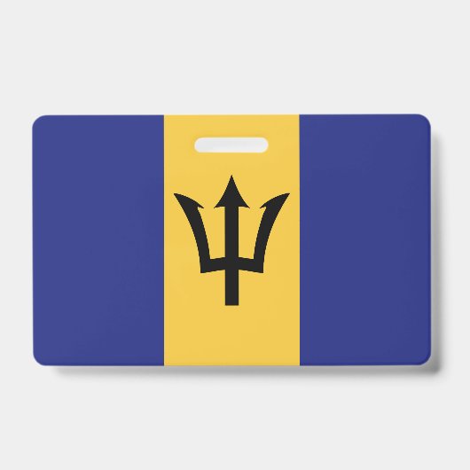 Badge Drapeau de la Barbade (Avant)