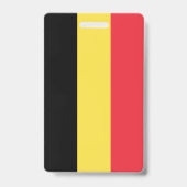 Badge Drapeau de la Belgique (Arrière)