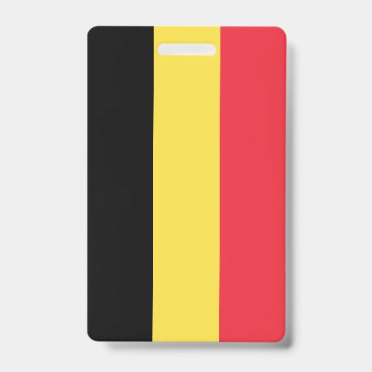 Badge Drapeau de la Belgique (Avant)