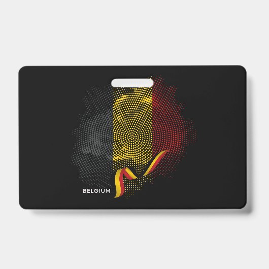 Badge Drapeau de la Belgique (Avant)