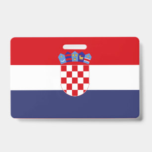 Badge Drapeau de la Croatie