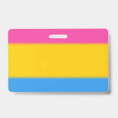Badge Drapeau de la fierté pansexuelle de Falln (Arrière)