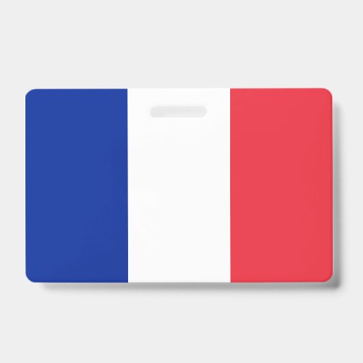 Badge Drapeau de la France (Avant)
