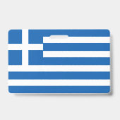 Badge Drapeau de la Grèce (Arrière)
