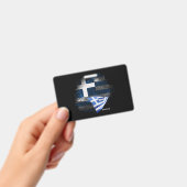 Badge Drapeau de la Grèce (Manuel / portable)