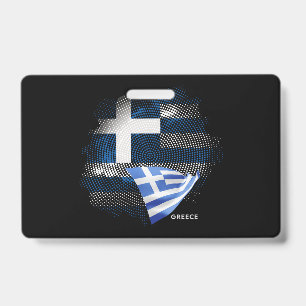 Badge Drapeau de la Grèce