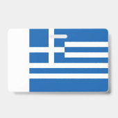 Badge Drapeau de la Grèce (Arrière)