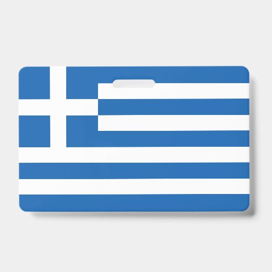 Badge Drapeau de la Grèce (Avant)