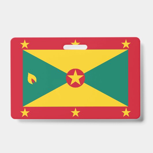 Badge Drapeau de la Grenade (Avant)