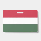 Badge drapeau de la Hongrie (Arrière)