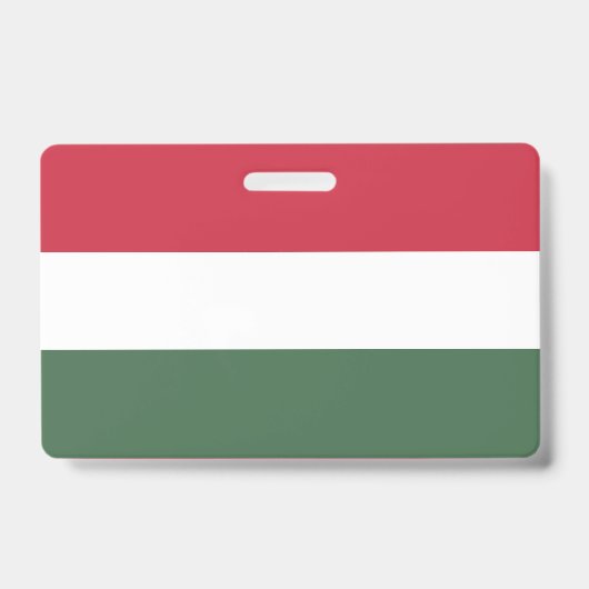 Badge drapeau de la Hongrie (Avant)