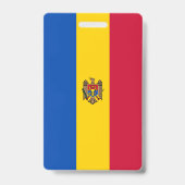 Badge Drapeau de la Moldavie (Arrière)